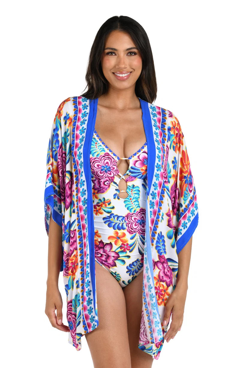Flor De Paradiso Kimono Cover Up - FINAL SALE | House of Swim
