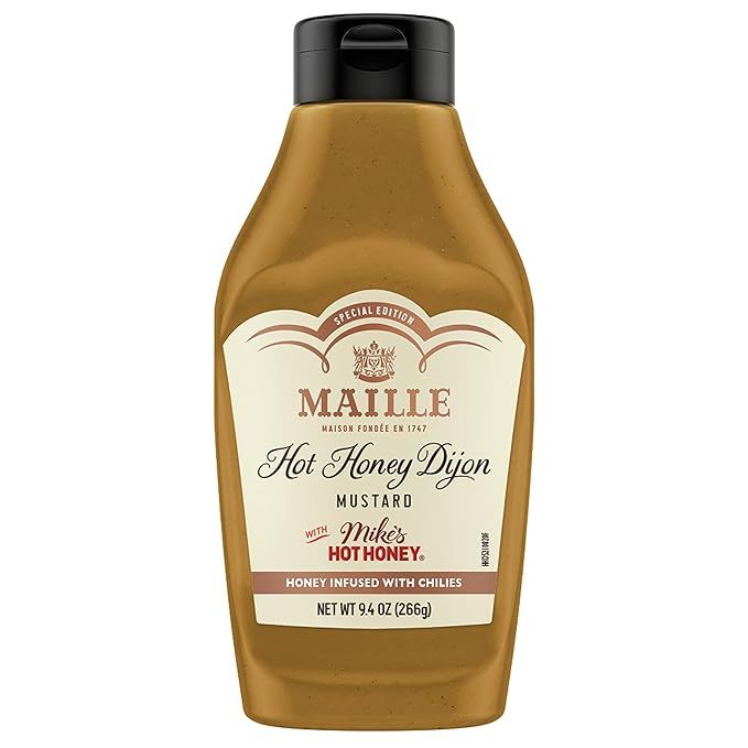 Maille x Mike's Hot Honey Special Edition Savory-Sweet Condiment with a Spicy Kick Hot Honey Dijo... | Amazon (US)