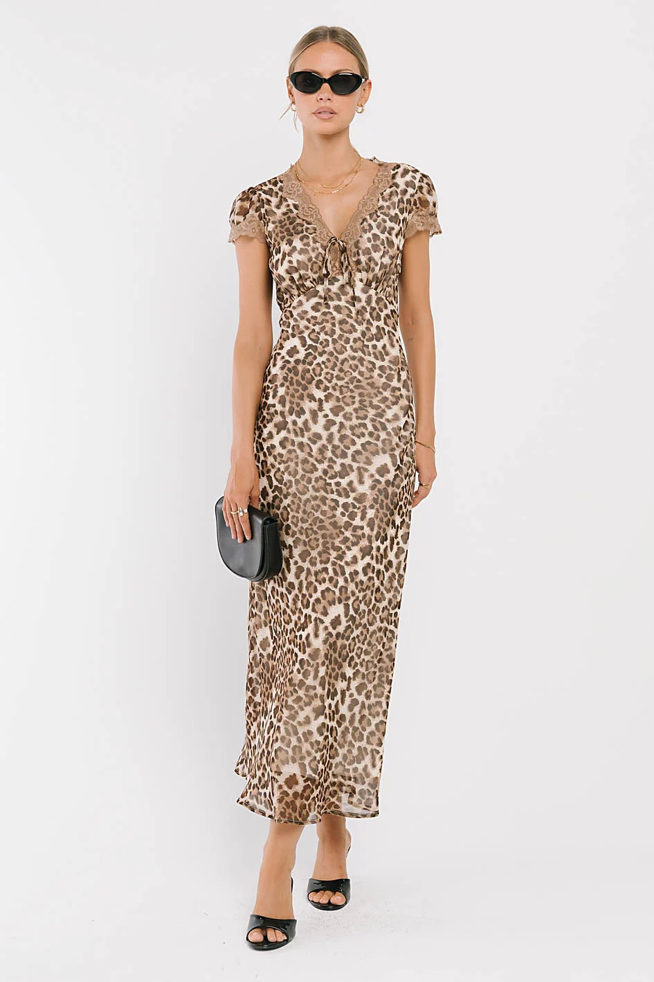 Tatiana Leopard Midi Dress | Böhme US
