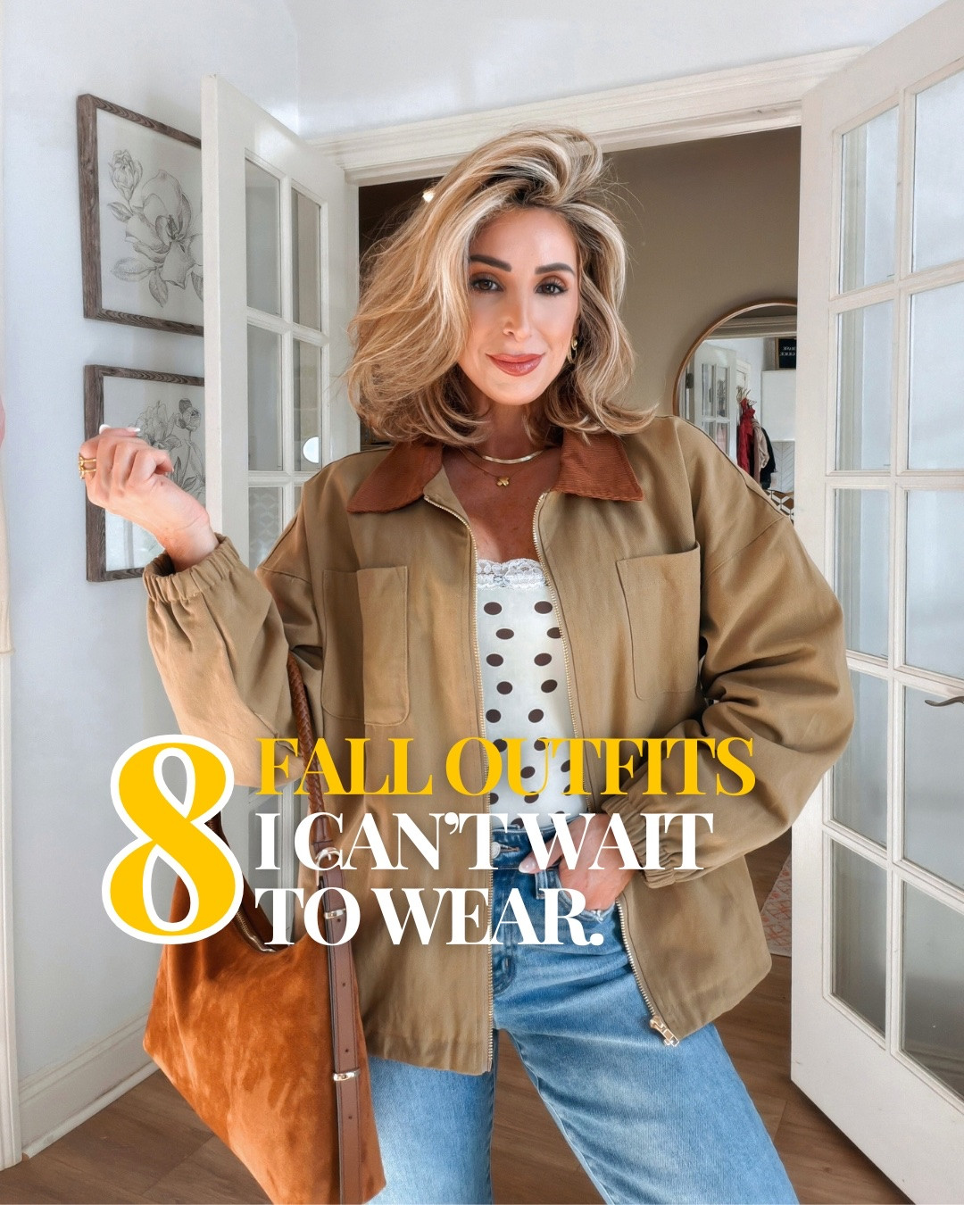 Tomorrow is the official first day of fall.👏🍁 Here’s what I’m currently most excited about wearing when cooler weather decides to hit.

Fall outfits women over 50, casual fall outfits, date night outfits, business casual workwear, fall jackets, denim outfits, sweater dresses, boots, clogs, suede ballet flats, shoulder bags

#LTKootd #LTKgrwm #LTKOver40