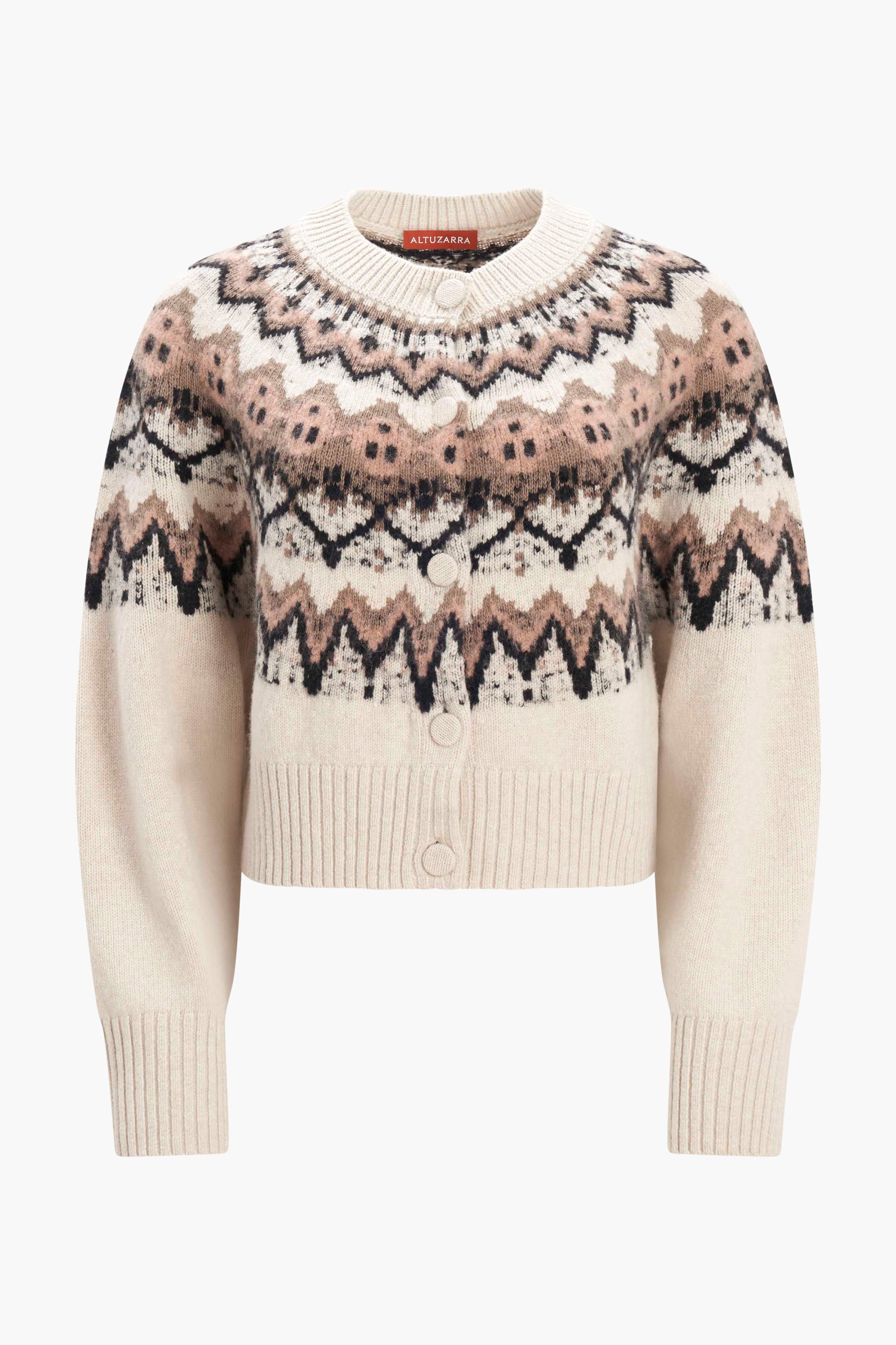 Barnum Sweater in Ivory Fairisle
 – Altuzarra | Altuzarra