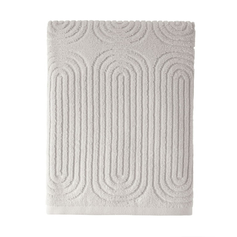 Beautiful Textured Bath Towel, 56" x 30", Porcini Taupe by Drew Barrymore | Walmart (US)