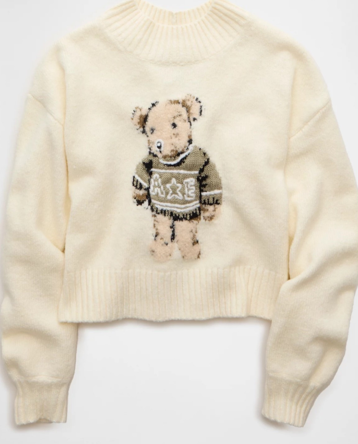 Trending teddy bear sweater!

American eagle sweater 
American eagle womens sweater 
Women’s Graphic sweater
Christmas sweater
Christmas gift for her


#LTKGiftGuide #LTKHoliday #LTKFindsUnder50
