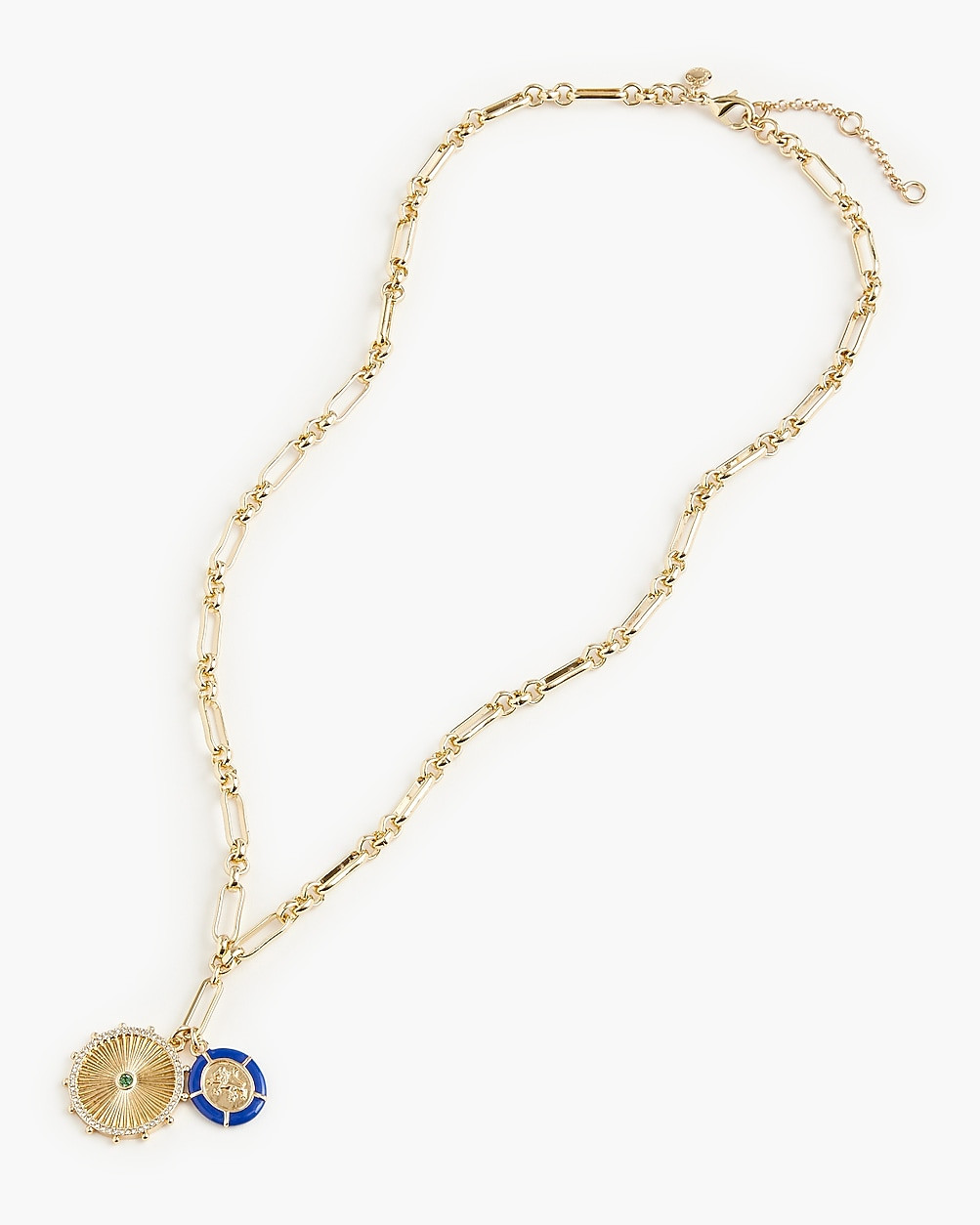 Long double pendant necklace | J.Crew Factory