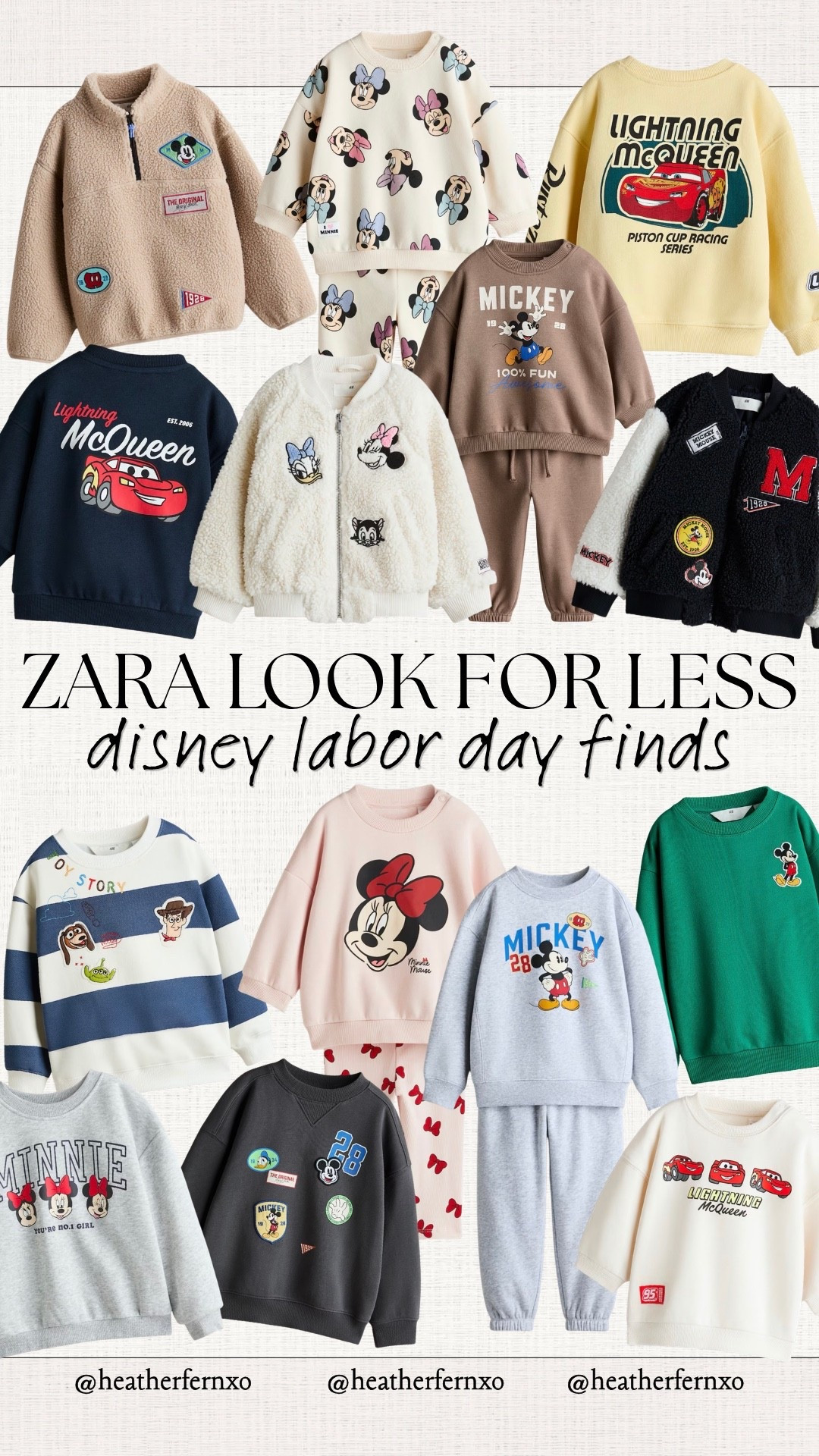 Zara look for way less!! Shop these Disney outfits for kids from H&M on sale for Labor Day weekend! 

#hm #disney #kids #disneyland #disneyworld #travel #mickeymouse #minnie #mickey #cars #pixar #toystory #disneyoutfit

#LTKmomlife #LTKKids #LTKTravel