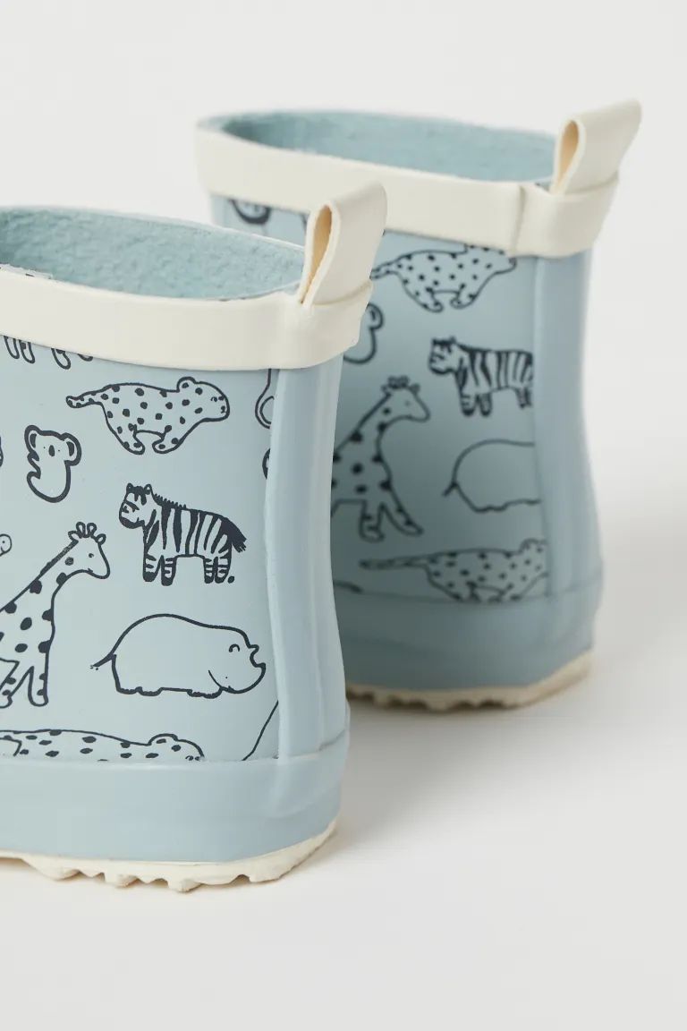 Printed Rubber Boots | H&M (US + CA)
