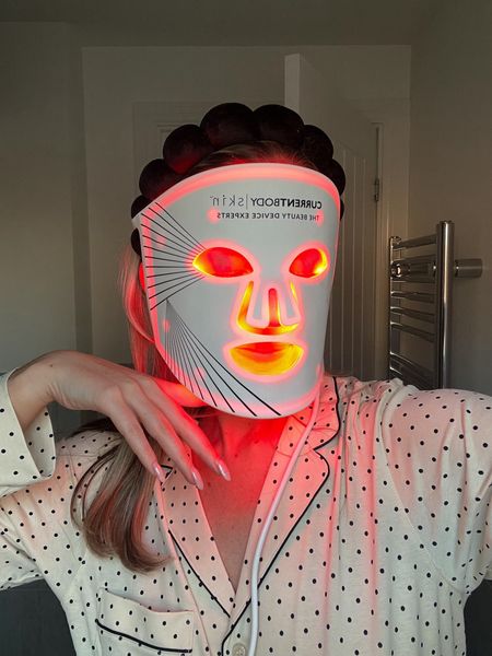 Current body LED face mask, red light therapy, LED facial, skincare, at home skincare, Uniqlo pj's, self care, pamper evening

#LTKeurope #LTKbeauty #LTKuk