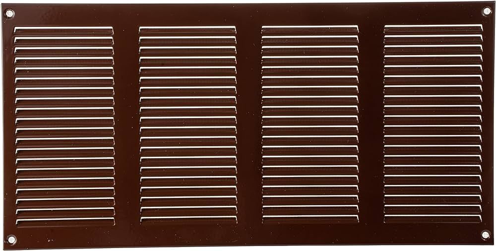 Vent Systems 16" x 8" Inch Brown Air Vent Cover Metal Air Return Grill with Built in Pest Guard S... | Amazon (US)