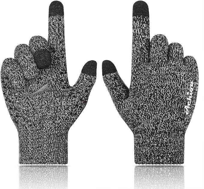 Achiou Winter Gloves, Glove for Men Women, Upgraded Touch Screen Texting Warm Running with Therma... | Amazon (US)