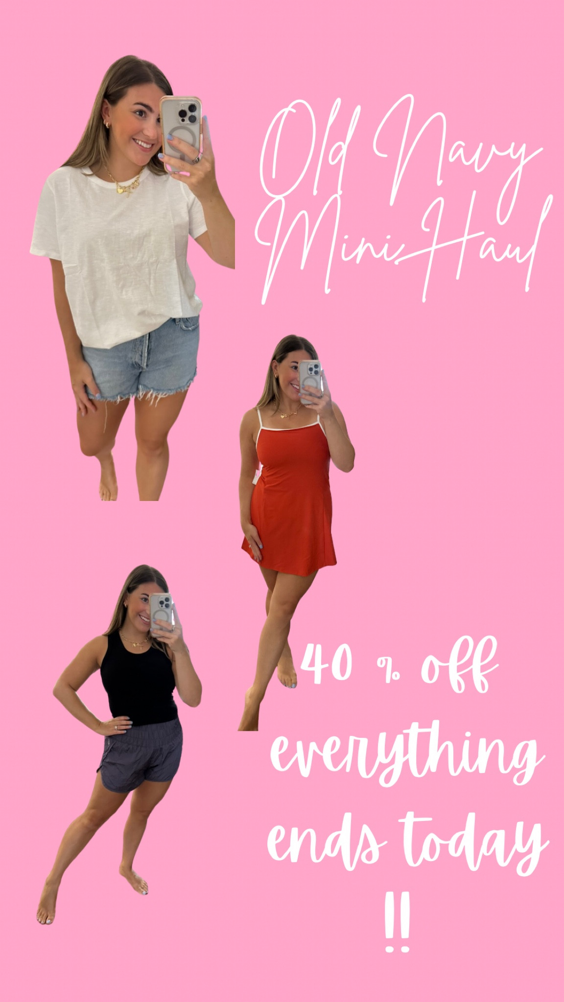 40% off EVERYTHING Old Navy ends today !!

#LTKxNSale #LTKActive #LTKFindsUnder100