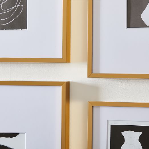 The Mini Organic Gallery Frames Set (Set of 4) | West Elm (US)