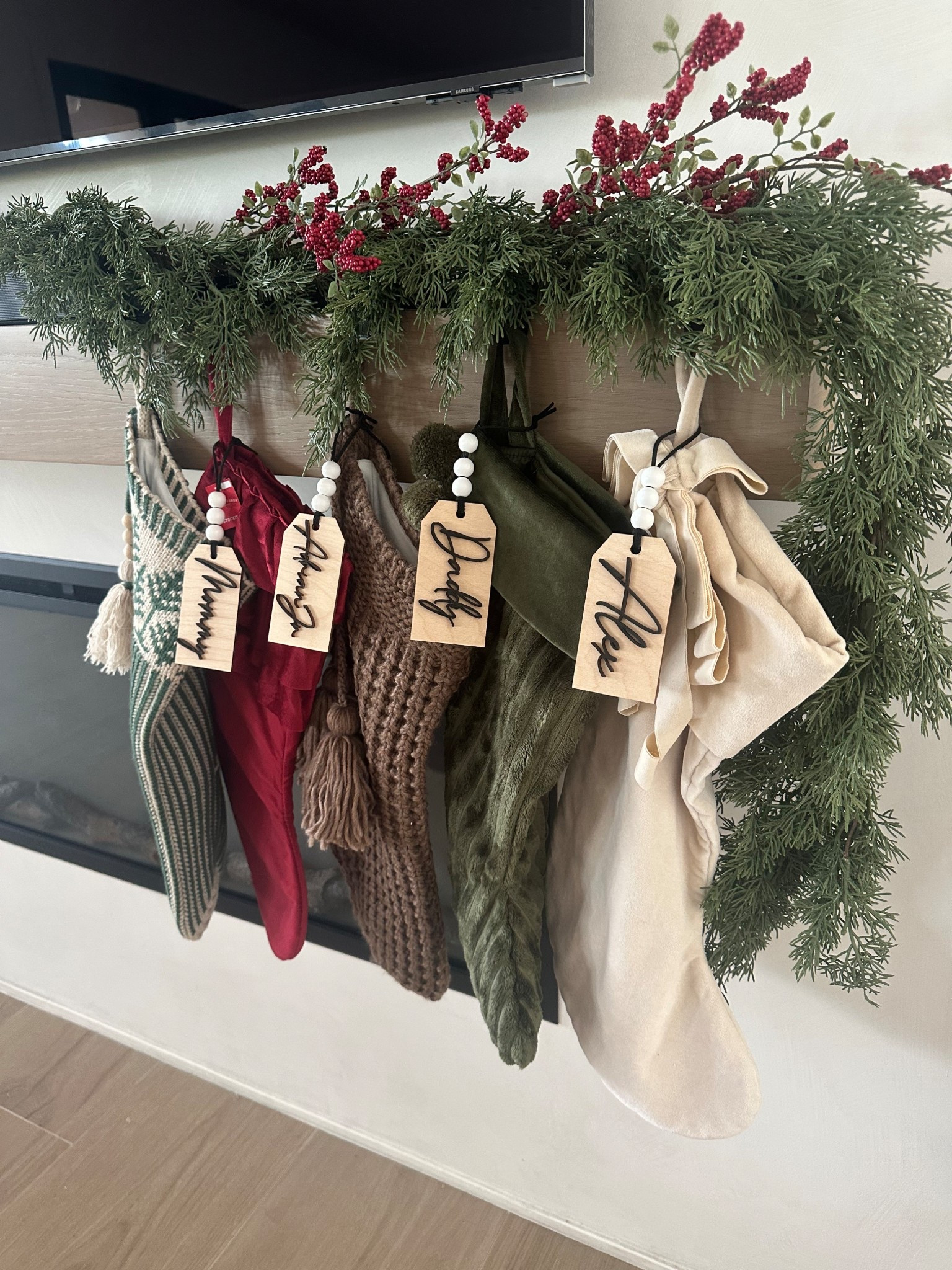 Stocking,Christmas decor,target decor,burgundy Christmas,stocking tags 

#LTKSeasonal #LTKHome #LTKHoliday