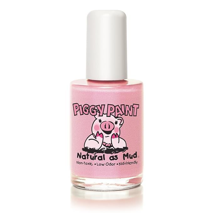 Piggy Paint 100% Non-toxic Girls Nail Polish - Safe, Chemical Free Low Odor for Kids, Sweetpea | Amazon (US)