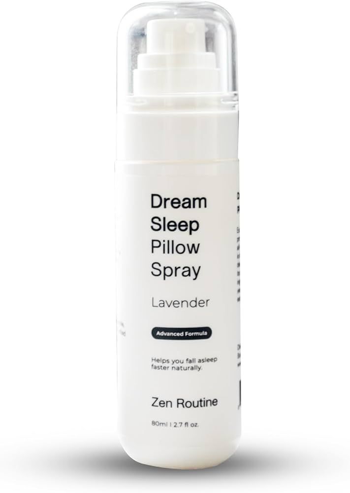 Zen Routine Sleep Pillow Spray - 1 Bottle 2.7 Oz - Lavender Spray for Sleep - Pillow Spray for Sl... | Amazon (US)