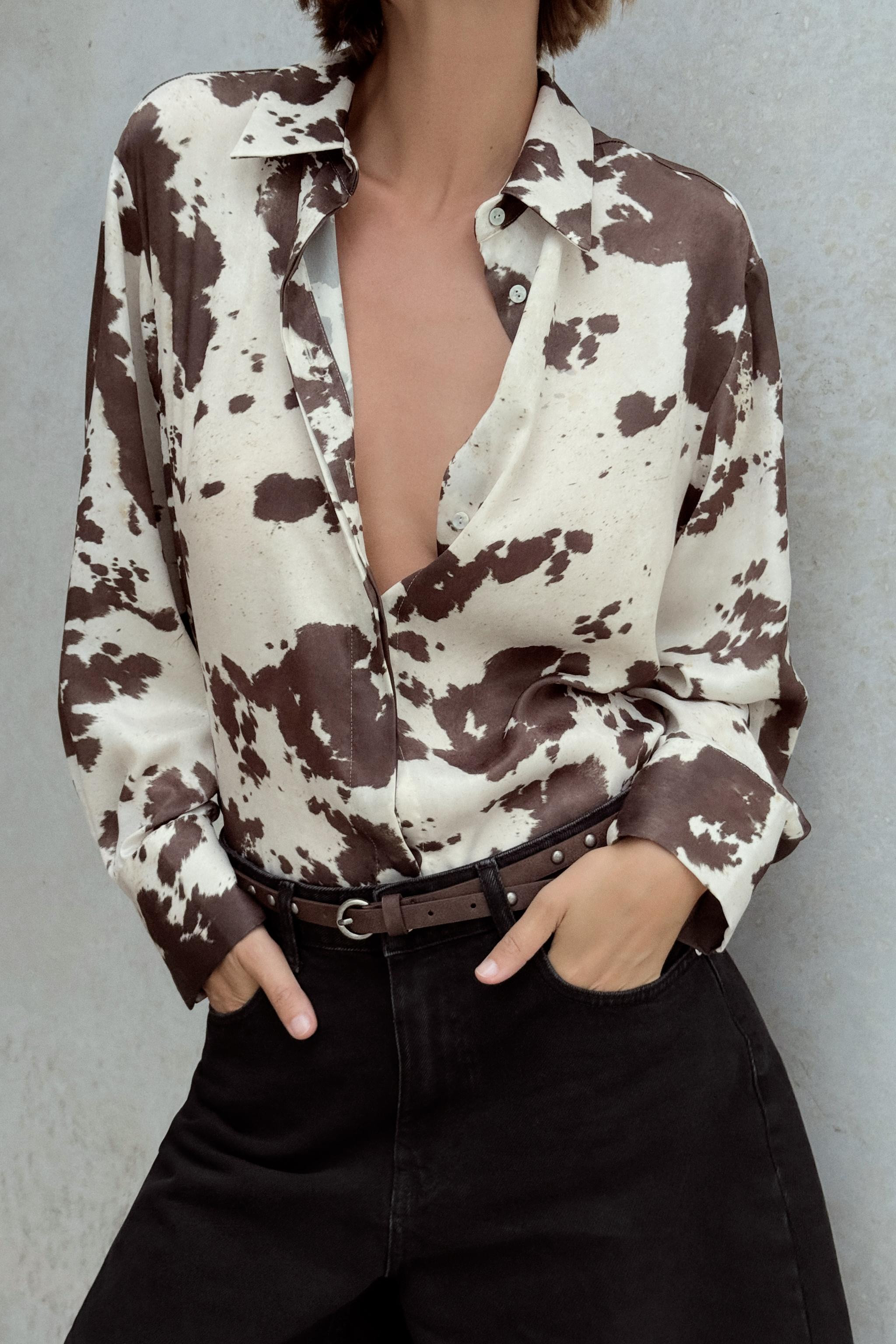 ANIMAL PRINT SHIRT | Zara US