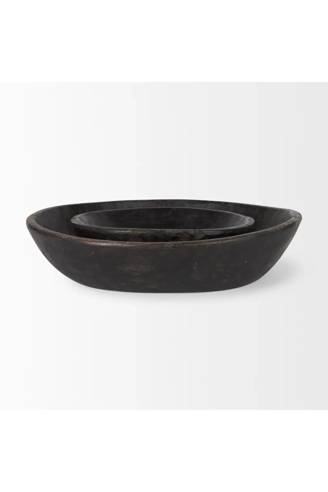 Nikita Reclaimed Wood Bowls - Set of 2 - 2 Colors | THELIFESTYLEDCO