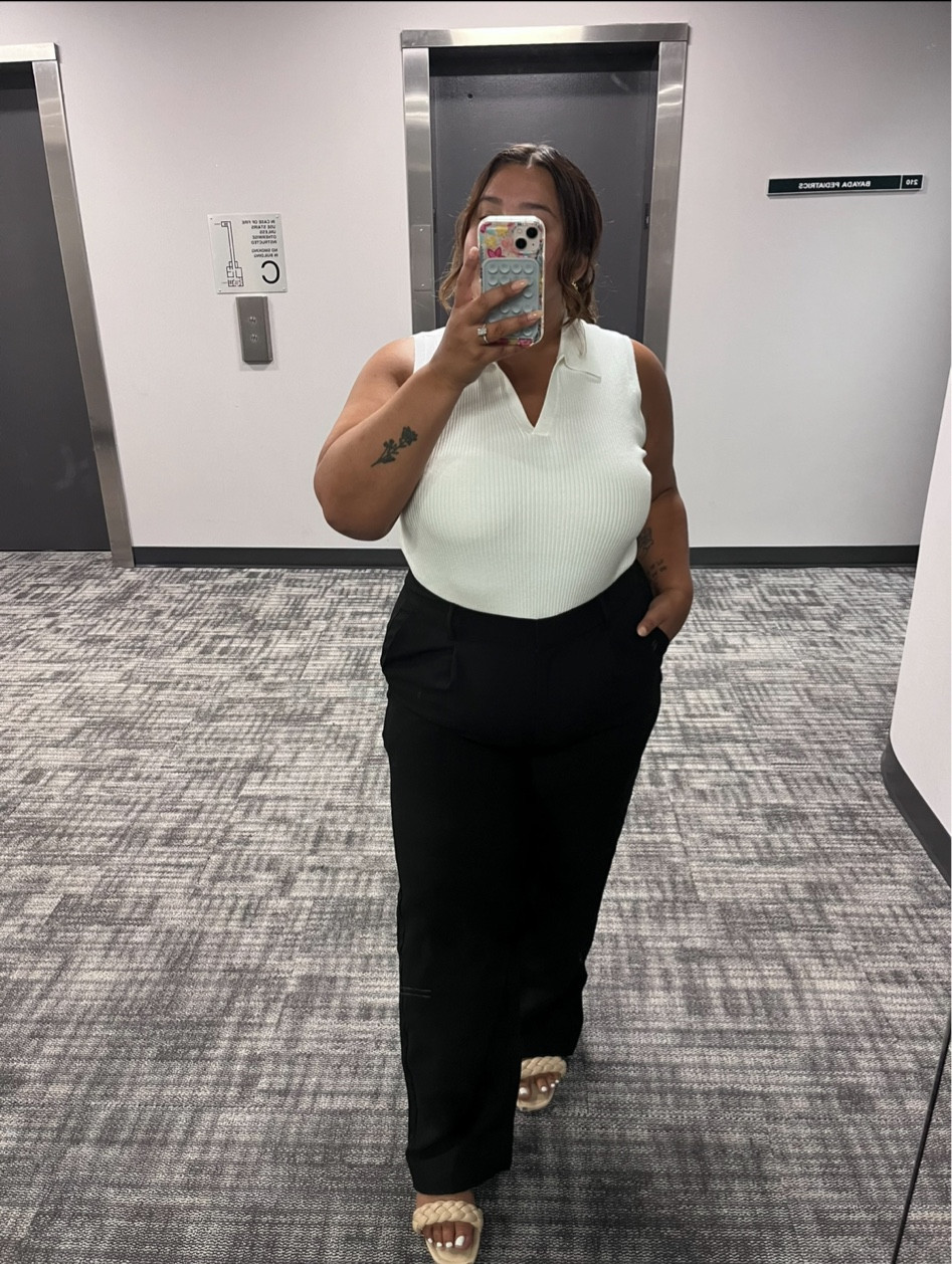A little summer office outfit inspiration brought to you by everyone’s favorite second floor mirror 🪞

With fall approaching, these items are the perfect transition pieces for the cooler weather 🤞🏼

#LTKSeasonal #LTKSaleAlert #LTKPlusSize