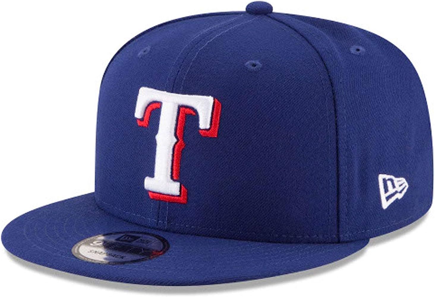 New Era Texas Rangers Adjustable 9Fifty MLB Flat Bill Baseball Cap 950 | Amazon (US)