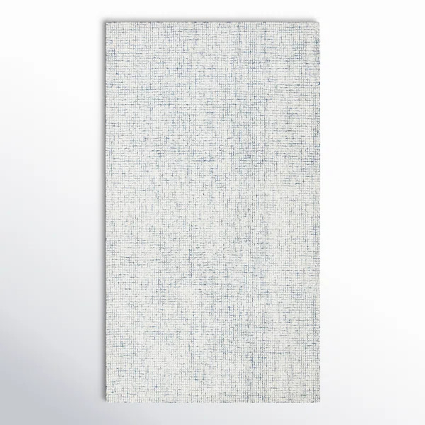 Rowe Handmade Ivory/Blue Rug | Wayfair North America