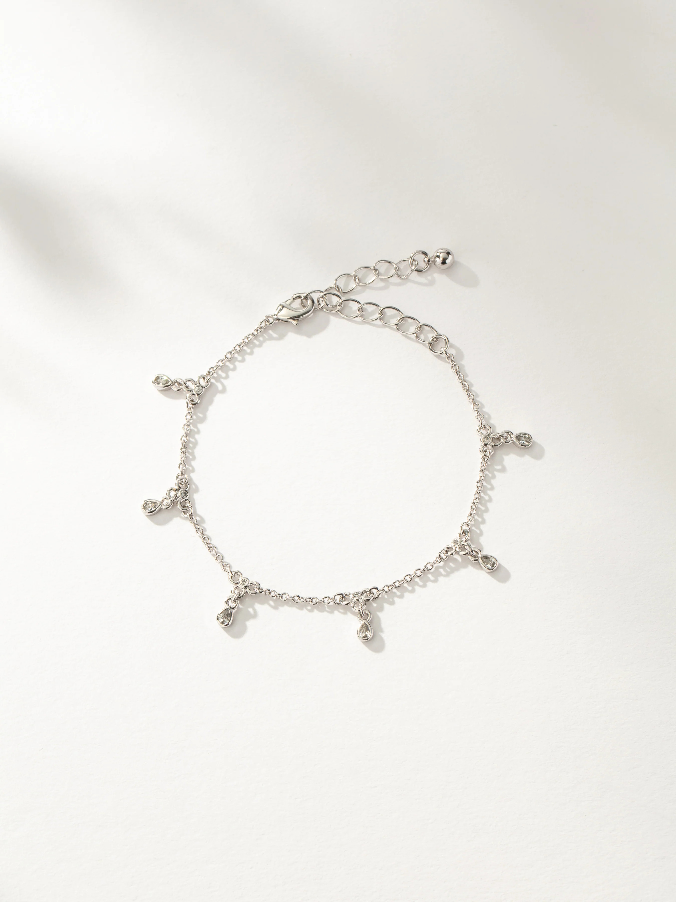 Gem Drop Chain Anklet in Gold and Silver | Uncommon James | Uncommon James