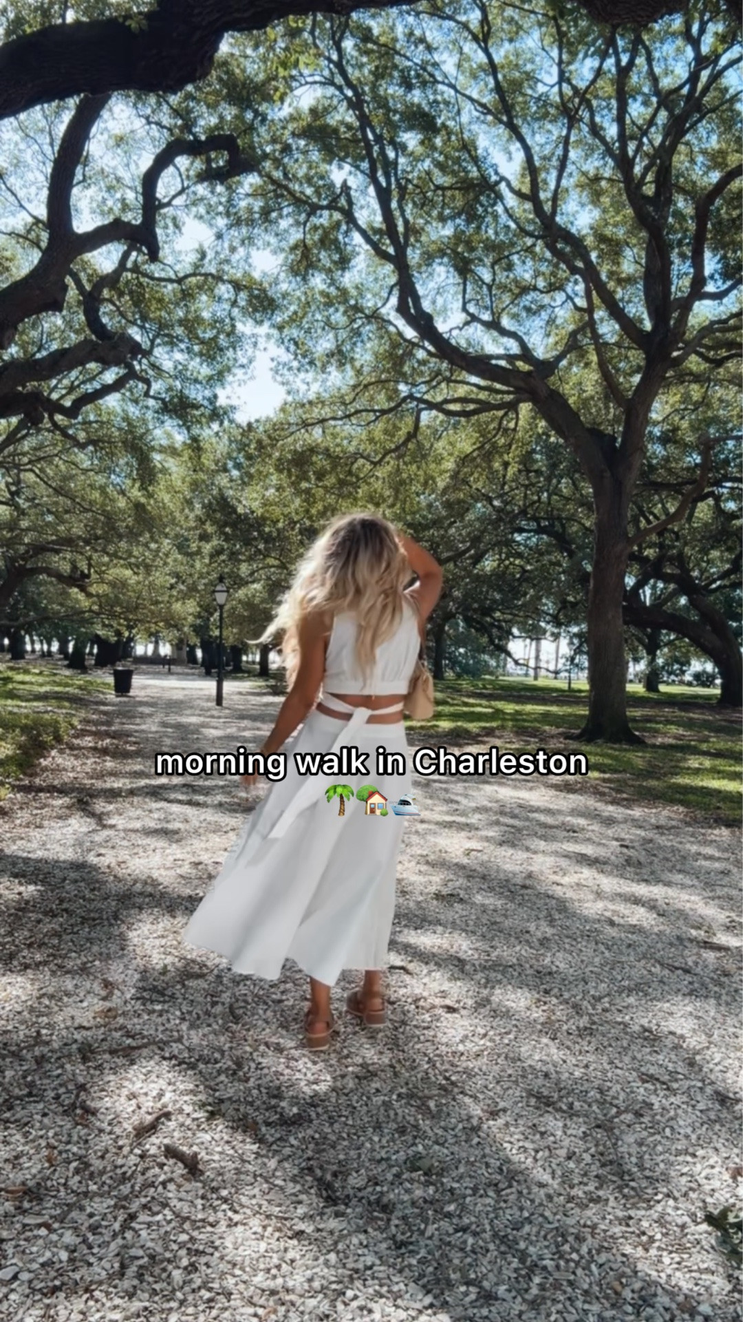 Affiliate links - I earn commission on purchases made through my links | Day 2 in Charleston 🤍✨

Morning walk through the French Quarter neighborhood, the homes here are SO beautiful! The double porches are my favorite!🤩 Now exploring White Point Garden and heading over to The Battery to sit by the water, enjoy the warm weather and sunshine, and people watch for a bit. Every time I travel somewhere like this I immediately start thinking… wait, should I move here?!🤔

Also very grateful these sandals arrived literally right before my flight because they passed the “walk around all morning and still be comfortable” test! 👏

Charleston outfit
Summer vacation outfit
White dress
