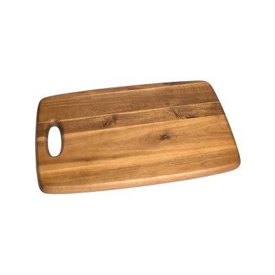 18" x 12" Acacia Cutting Board with Cut Out Handle - Lipper International | Target