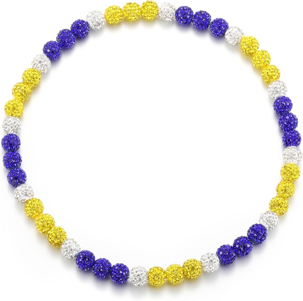 Baseball Beaded Chain Necklace for Men,Bling Ice Collection Baseball Necklace Gifts for Boys,Diam... | Amazon (US)