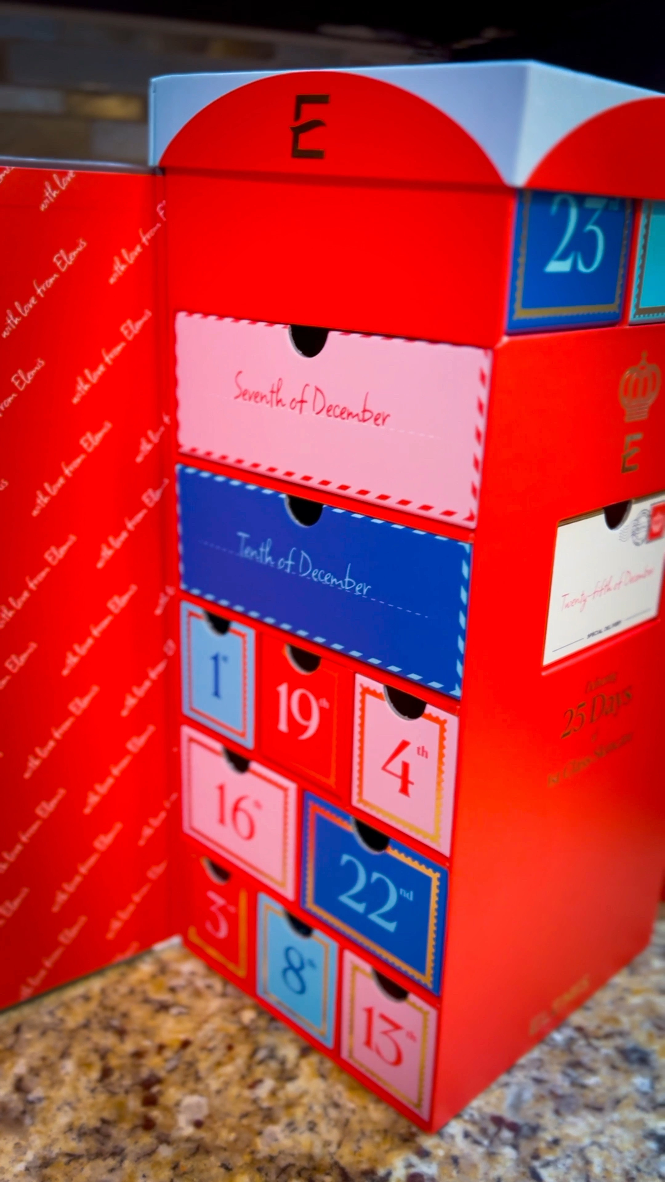 Elemis First Class Skincare Advent Calendar is live! 25 days of the best skincare! Wow any skincare lover or spoil yourself with this showstopping special delivery for self-care all holiday season! $749 worth of stuff for $260! Contains: Pro-Collagen Marine Cream 50ml – full size

Pro-Collagen Cleansing Balm 20g

Pro-Collagen Energising Marine Cleanser 30ml

Pro-Collagen Tri-Acid Peel 10ml

Pro-Collagen Night Cream 15ml

Pro-Collagen Eye Vitality 4ml

Pro-Collagen Marine Moisture Essence 28ml

Pro-Collagen Renewal Serum 5ml

Pro-Collagen Morning Matrix 15ml

Superfood Facial Oil 5ml

Superfood Fruit Vinegar Liquid Glow 50ml

Superfood Midnight Facial 15ml

Pro-Collagen Glow Boost Exfoliator 15ml NEW

Superfood Glow Priming Moisturiser 20ml

Superfood Glow Cleansing Butter 20ml

Superfood Facial Wash 30ml

Pro-Collagen Eye Revive Mask 4ml

Clarifying Clay Wash 30ml

Rehydrating Ginseng Toner 50ml

Dynamic Resurfacing Facial Wash 30ml

Dynamic Resurfacing Gel Mask 15ml

Dynamic Resurfacing Skin Smoothing Essence 28ml

Dynamic Resurfacing Facial Pads 14 pads

Frangipani Monoi Body Cream 50ml

Frangipani Monoi Shower Cream 50ml

Cleansing Cloth

#elemis #giftforher #christmas #advent #gift #giftguide #skincare

#LTKHoliday #LTKbeauty #LTKGiftGuide