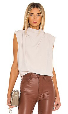 Amanda Uprichard Sleeveless Fabienne Top in Bone from Revolve.com | Revolve Clothing (Global)