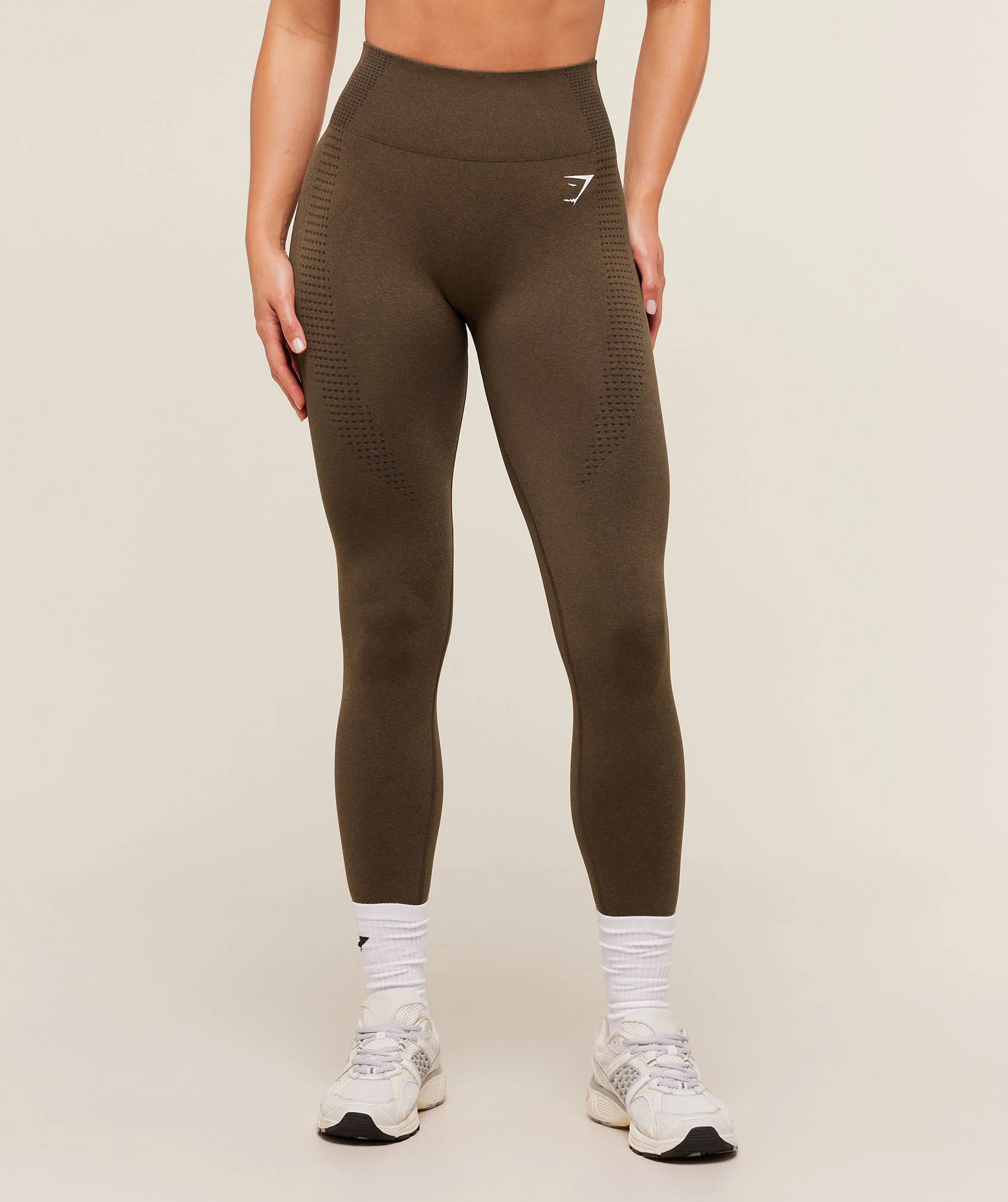 Gymshark Vital Soft Leggings - Espresso Marl | Gymshark UK