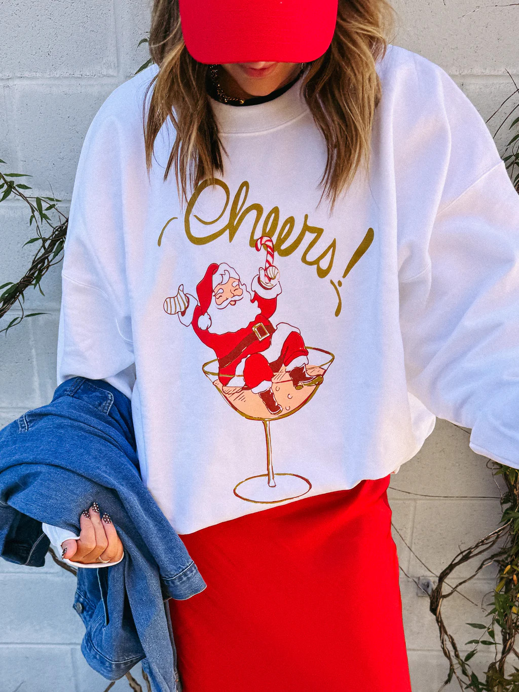 christmas cheers sweatshirt | Etta & East