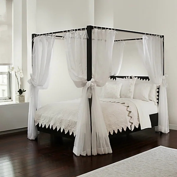 Royale Linens 8 Piece Bed Canopy Panels | Bed Bath & Beyond