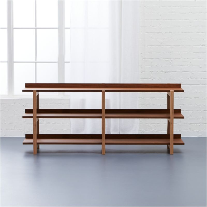Stax 3-Shelf Console Table + Reviews | CB2 | CB2