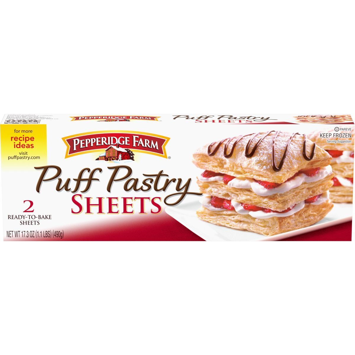 Pepperidge Farm Puff Pastry Frozen Pastry Dough Sheets - 17.3oz/2ct Box | Target