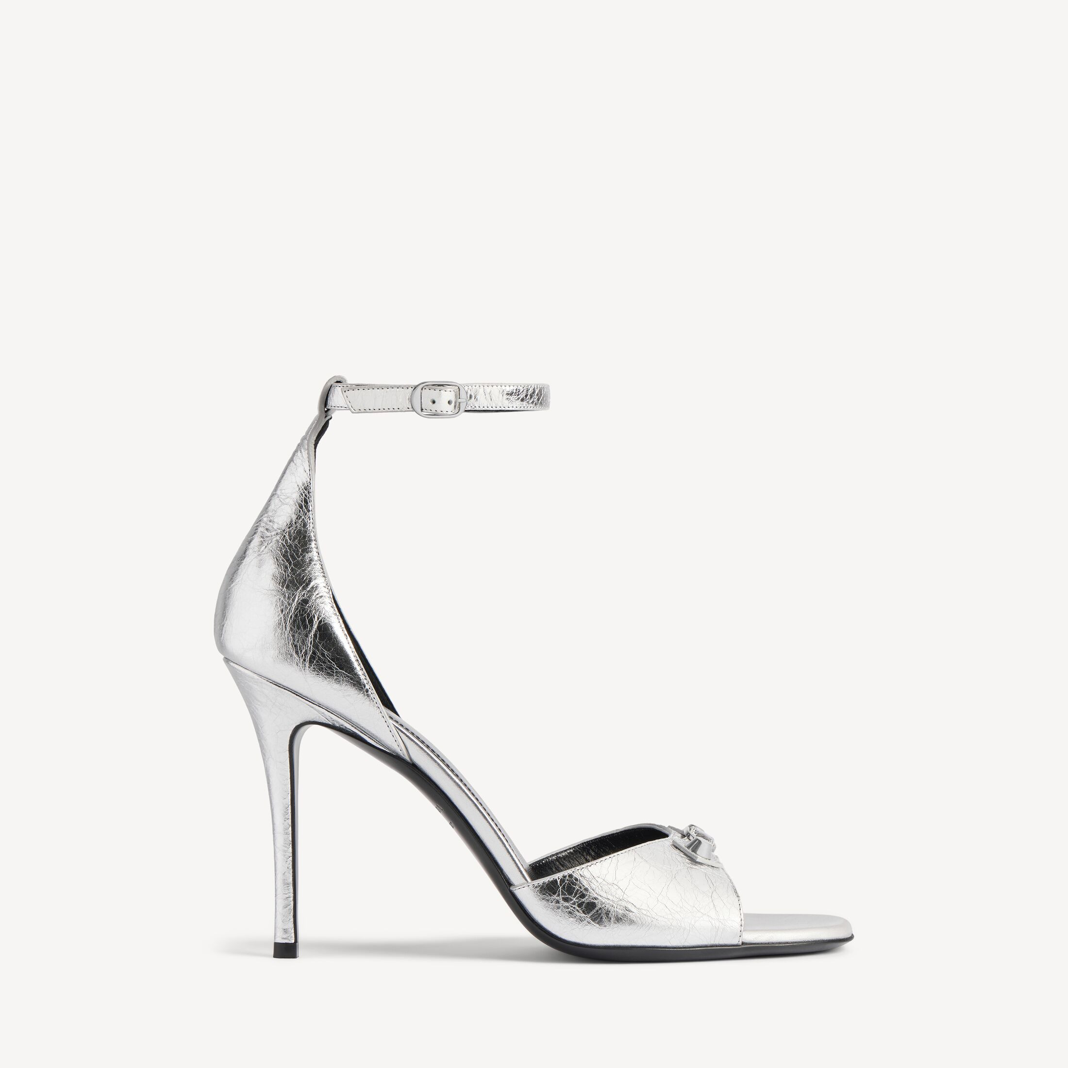 Women's City Uptown Sandal in Silver | Balenciaga US | Balenciaga