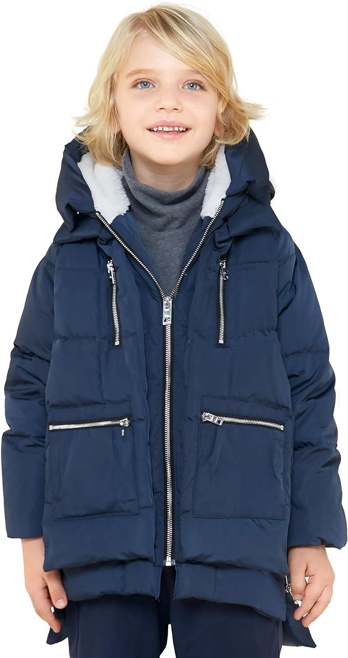 Orolay Children Hooded Down Coat Girls Quilted Puffer Jacket Boys Winter Jackets | Amazon (US)