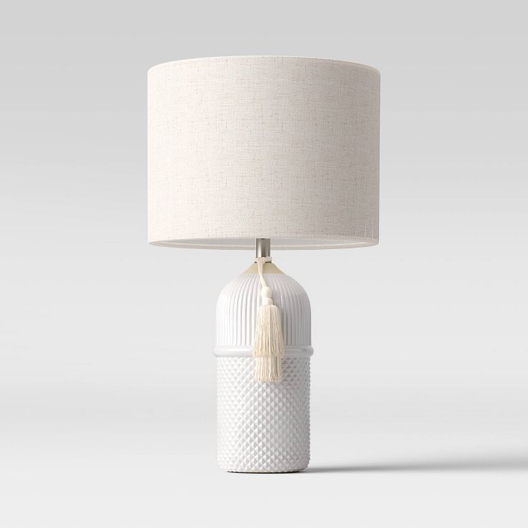 Large Assembled Ceramic Table Lamp White - Threshold™ | Target