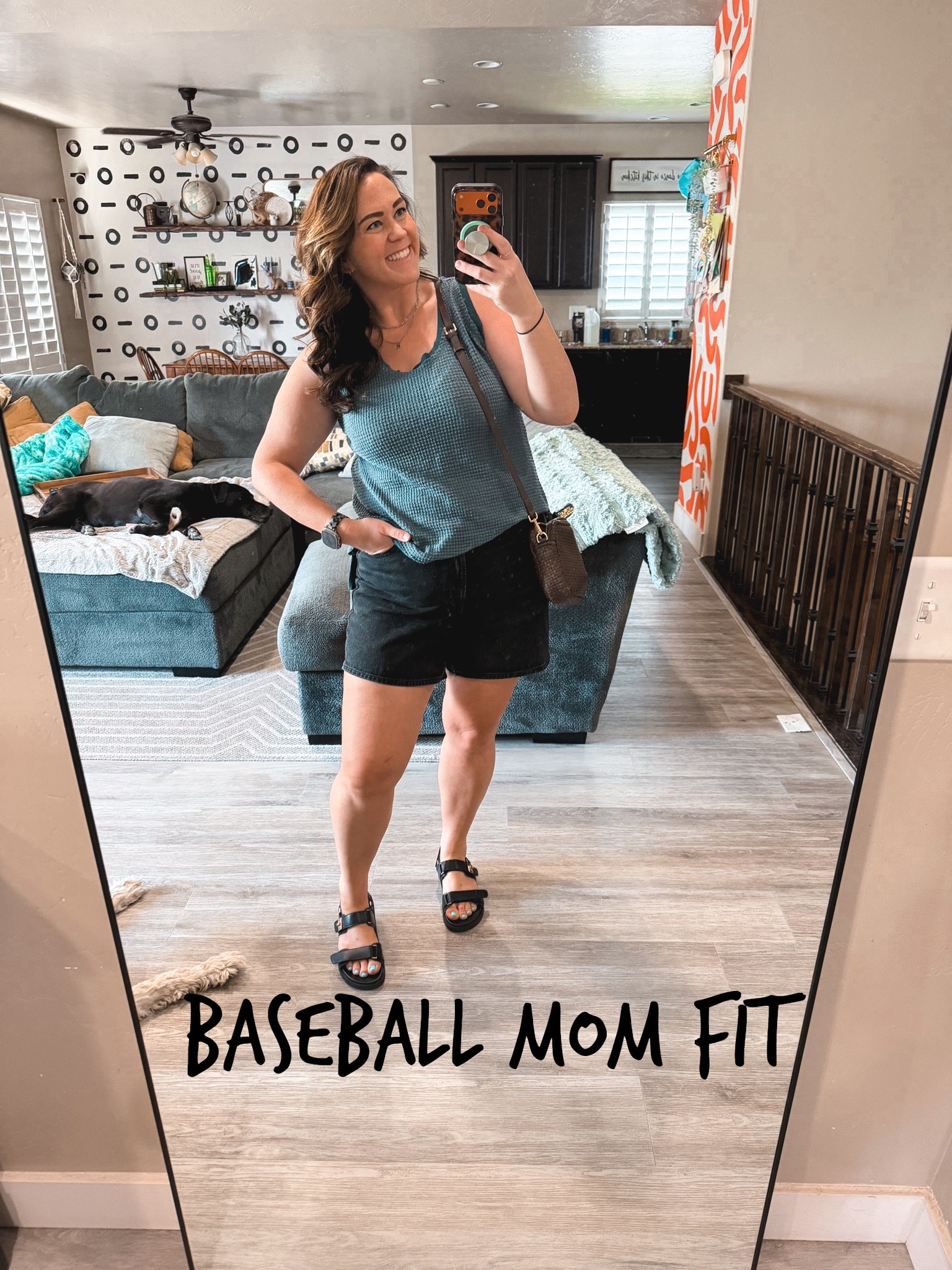 LOVE how lightweight this tank is! 🤌🏼 and it’s such a fun tank to have to throw on and go! 

Blue waffle tank, black AE denim shorts, and black platform sandals, easy, comfy, cute enough to be seen in public at the field 🙌

Tank XL 
Shorts 16 @American Eagle Outfitters 

Size 14/16 | L/XL | 5’9

baseball mom outfit, sports mom style, AE denim shorts size 16, black denim shorts midsize, waffle tank top Amazon, casual summer outfit midsize, platform sandals black, Amazon tank top midsize, American Eagle shorts midsize, easy summer look size 14

#LTKMidsize #LTKTall #LTKmomlife