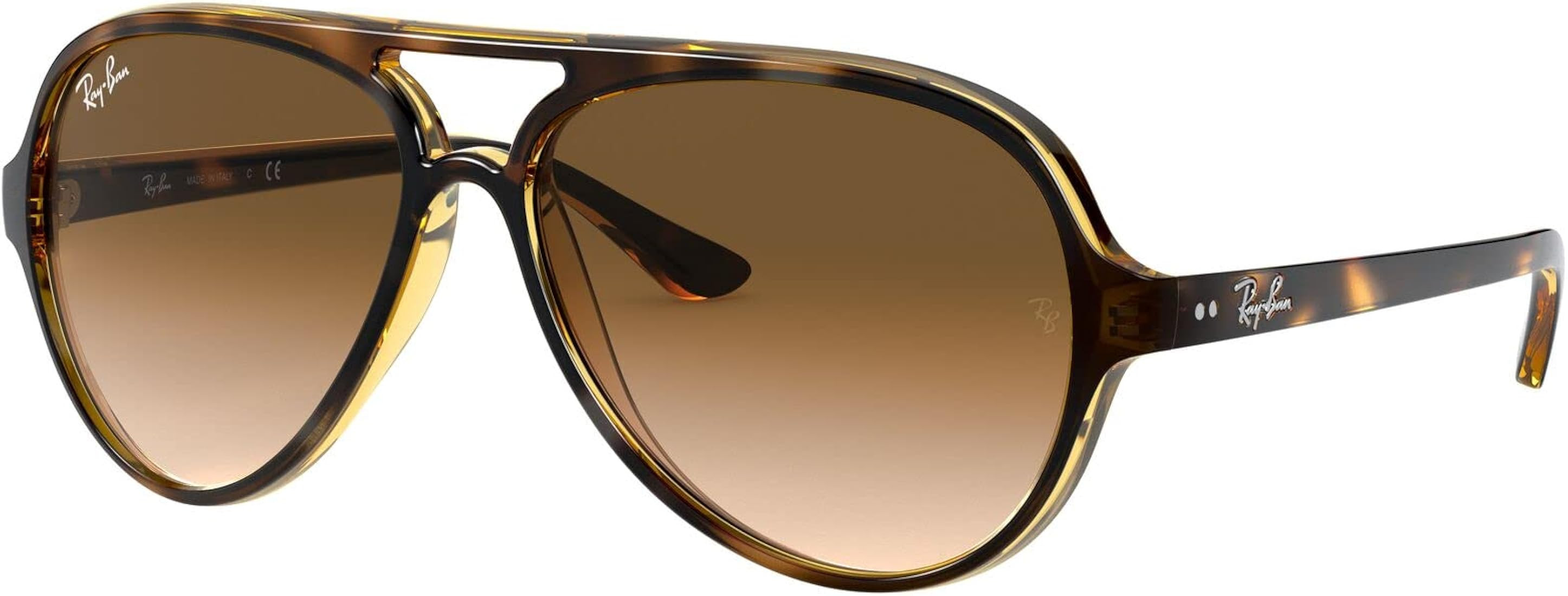 Ray-Ban Rb4125 Cats 5000 Aviator Sunglasses | Amazon (US)