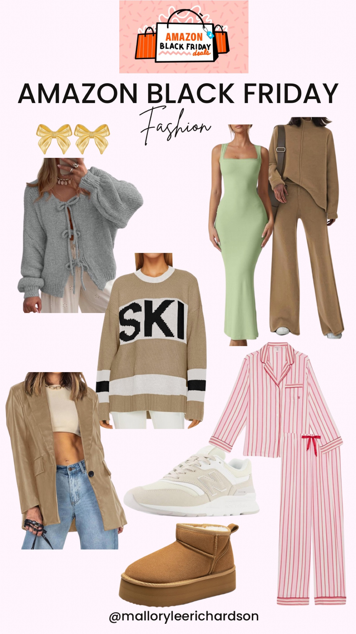 Women’s fashion items, shoes, and accessories on sale with Amazon Black Friday Deals! Find more on my Amazon Storefront!

loungewear, women’s matching set, victoria’s secret pajama set, platform boots, new balance sneakers, bow earrings, trending women’s fashion, amazon finds, amazon fashion 

#LTKStyleTip #LTKSaleAlert #LTKBeauty