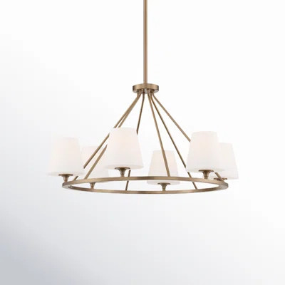 Lane 6 - Light Unique Wagon Wheel Chandelier | Wayfair North America
