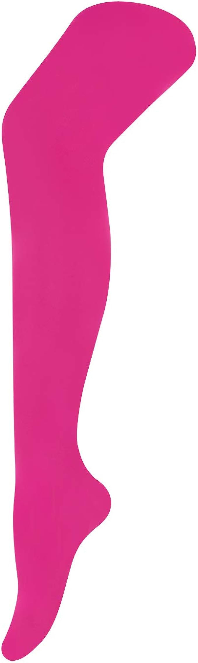 HDE Girl's Stockings Microfiber Opaque Footed Kids Tights | Amazon (US)