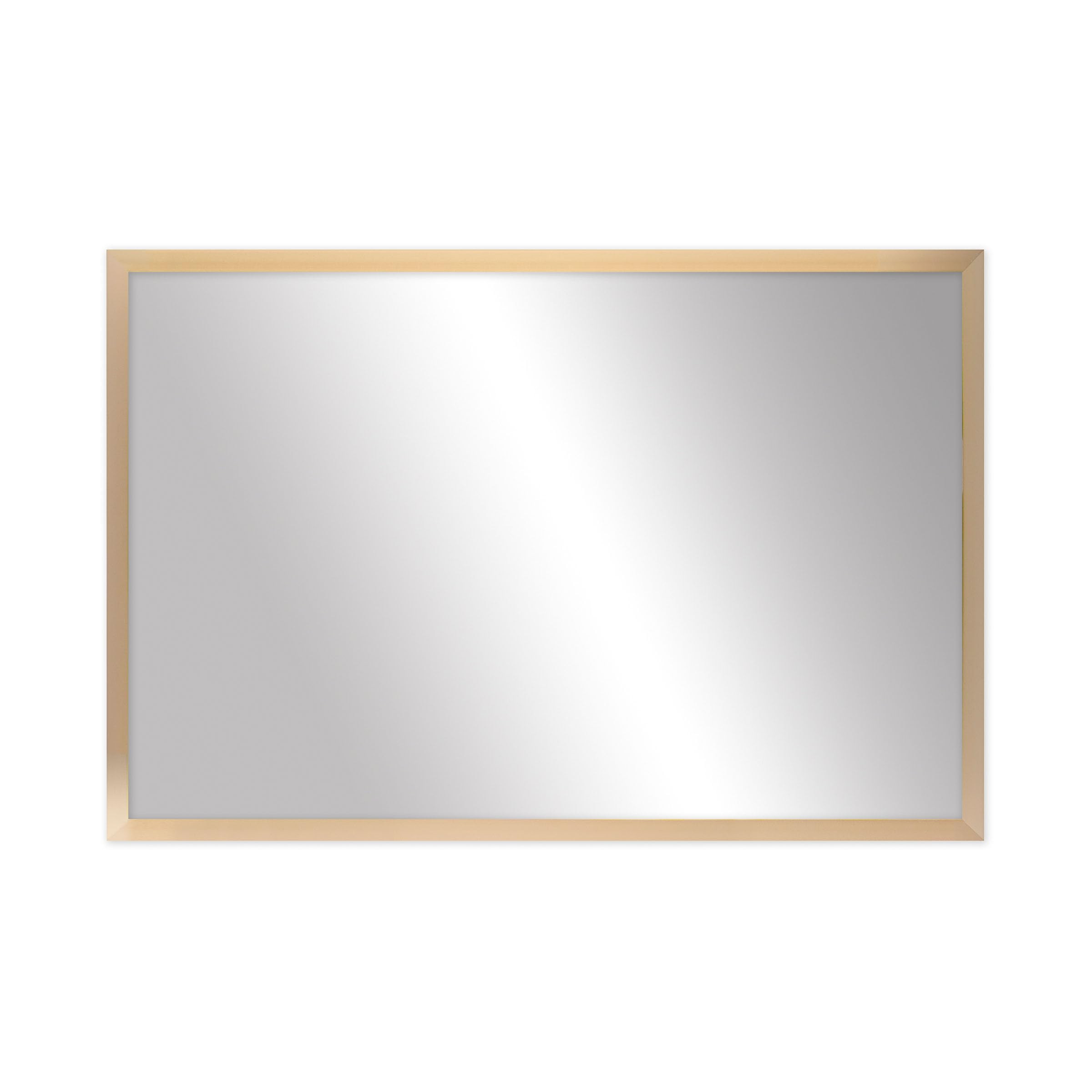 Frame My Mirror Gold Metal Framed Mirror, 24" x 36", True Reflections Glass, Champagne Bronze Fin... | Amazon (US)