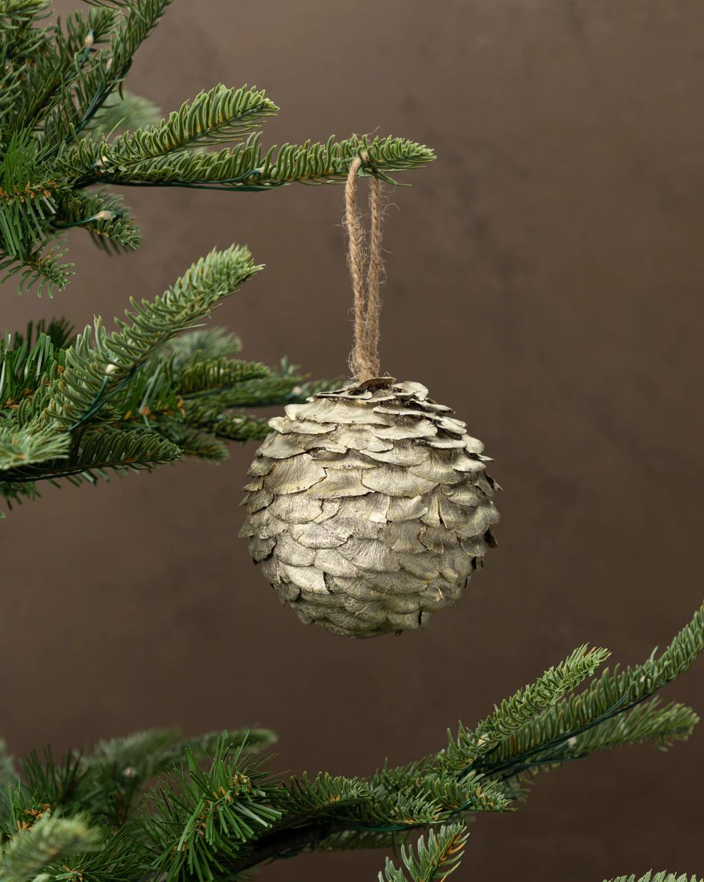 Rounded Pinecone Ornament | McGee & Co.