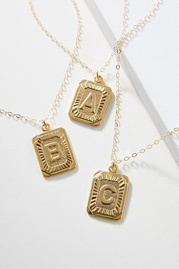 Whim Monogram Pendant Necklace | Anthropologie (US)