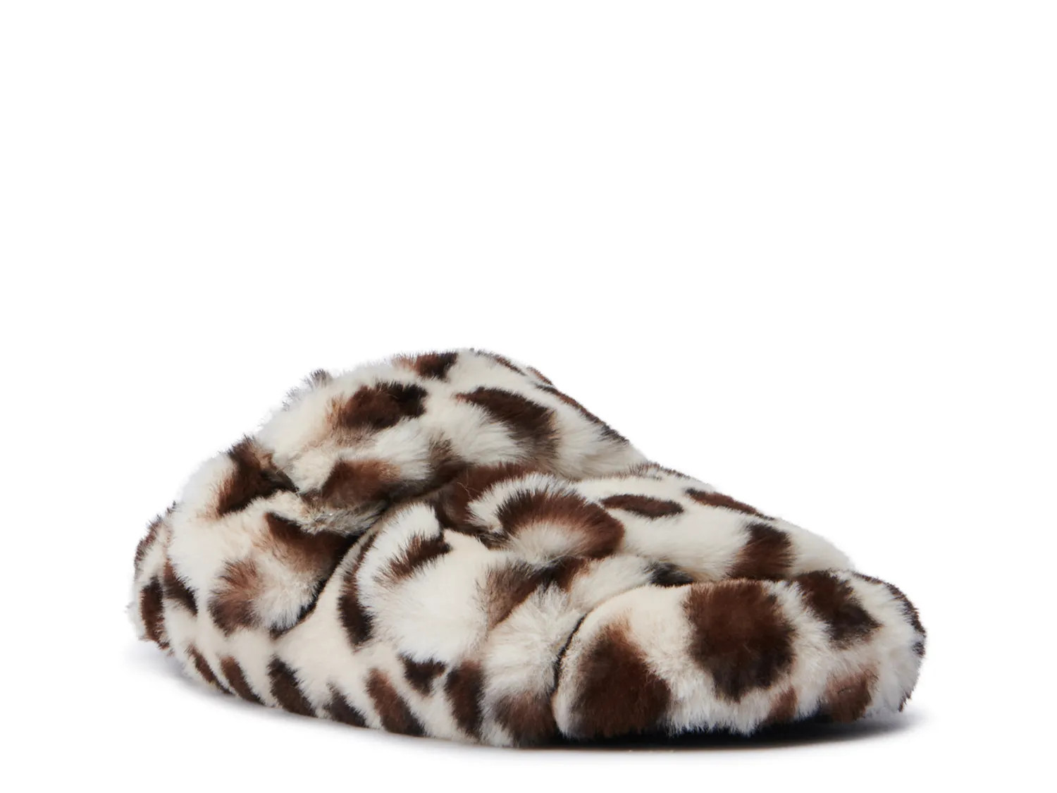Azalea Wang Loving Slipper | Women's | Light Brown Spot Print | Size 6 | Slippers | DSW