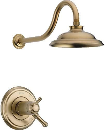 DELTA FAUCET T17T297-CZ-WE Cassidy TempAssure 17T Series Trim Shower Only, Champagne Bronze | Amazon (US)