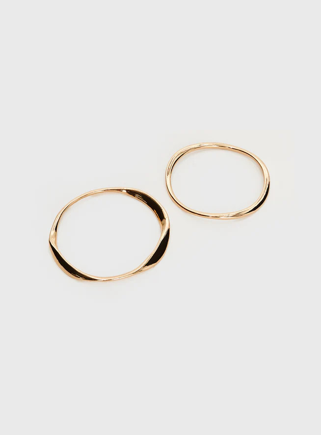 Kelsie Bracelet Pack Gold | Princess Polly US