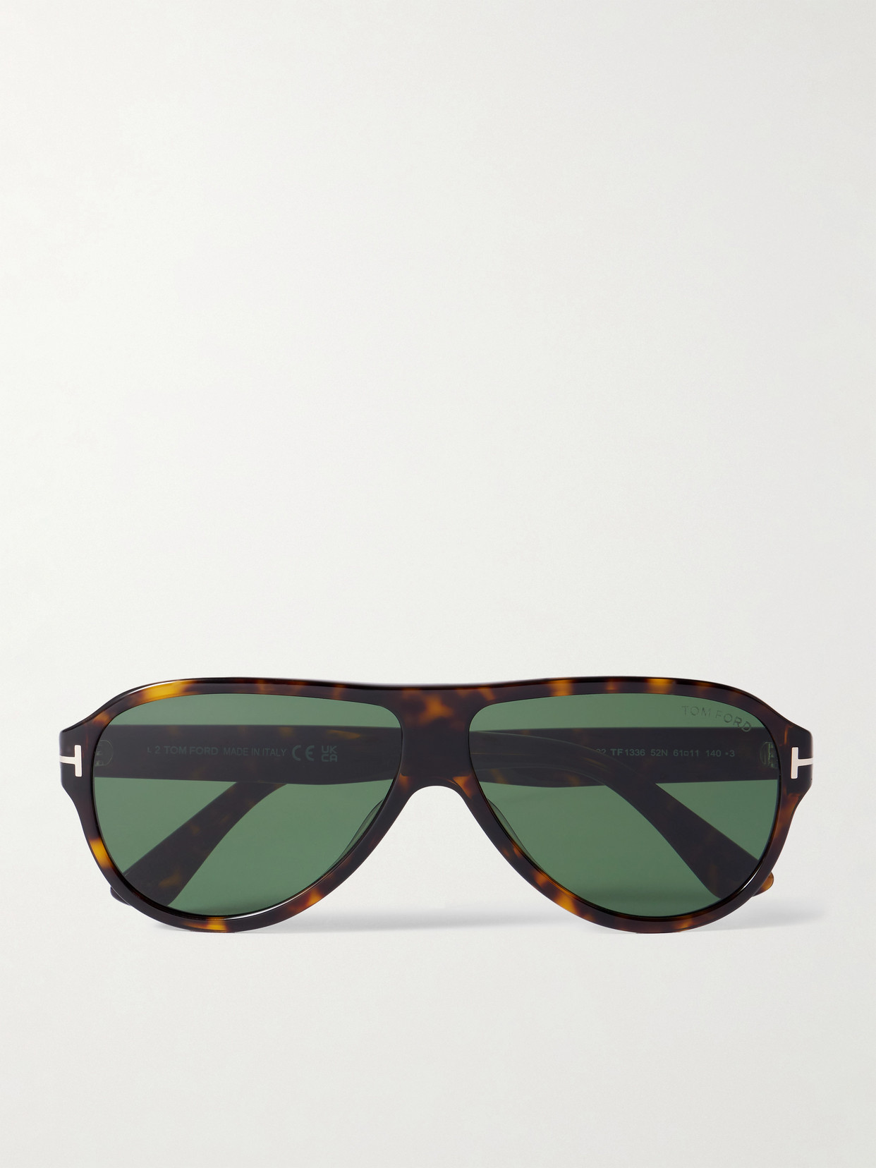 TOM FORD - Samuele Aviator-style Tortoiseshell Acetate Sunglasses - One size | NET-A-PORTER (US)
