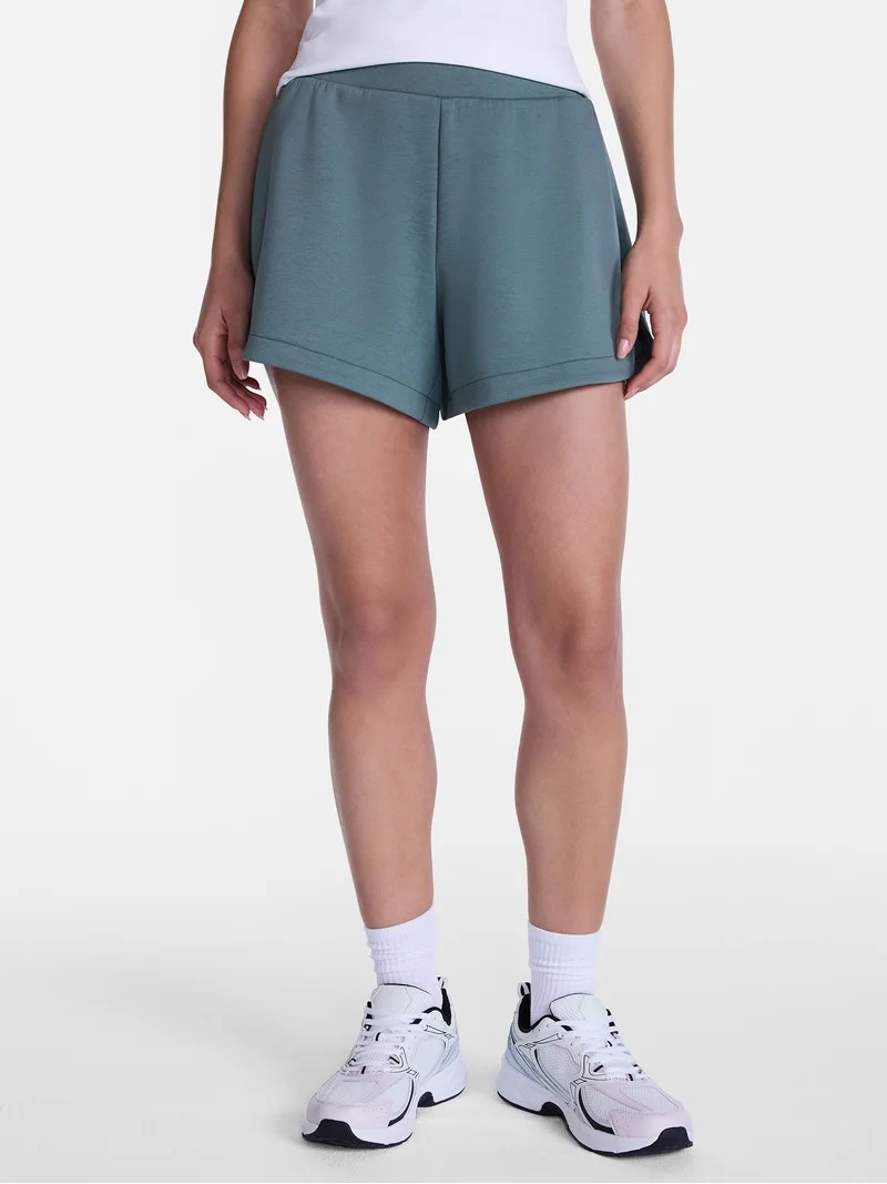 Avia Women's ScubaKnit Shorts, 5" Inseam, Sizes XS-XXXL | Walmart (US)